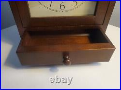 Howard Miller Shaker Style Clock with Drawer Model 613-668