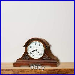 Howard Miller Sheldon Mantel Clock Americana Cherry with Quartz, Dual-Chime Mo