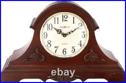 Howard Miller Sheldon Mantel Clock Americana Cherry with Quartz, Dual-Chime Mo