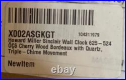 Howard Miller Sinclair Wall Clock 625524 OPEN BOX