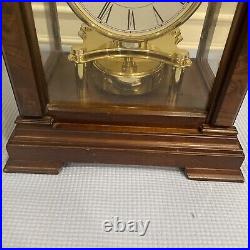 Howard Miller Statesboro Westminster Chime Mantel Clock Model 635-167 Tested