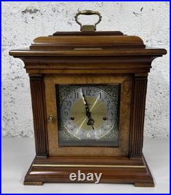 Howard Miller Thomas Tompion Cherry Mantle Clock 612-436 Triple Chime With Key Howard Miller Thomas Tompion Cherry Mantle Clock 612-436 Triple Chime With Key