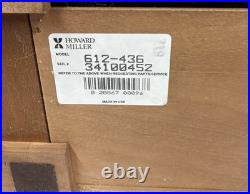 Howard Miller Thomas Tompion Cherry Mantle Clock 612-436 Triple Chime With Key