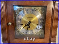 Howard Miller Thomas Tompion Cherry Mantle Clock 612-436 Triple Chime withKey Mint
