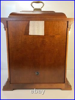 Howard Miller Thomas Tompion Cherry Mantle Clock 612-436 Triple Chime withKey Mint