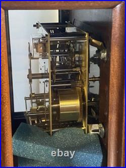 Howard Miller Thomas Tompion Cherry Mantle Clock 612-436 Triple Chime withKey Mint