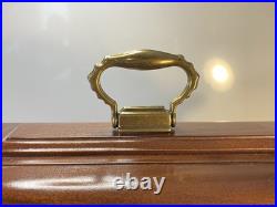 Howard Miller Thomas Tompion Cherry Mantle Clock 612-436 Triple Chime withKey Mint