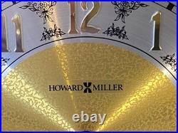 Howard Miller Thomas Tompion Cherry Mantle Clock 612-436 Triple Chime withKey Mint