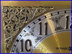 Howard Miller Thomas Tompion Cherry Mantle Clock 612-436 Triple Chime withKey Mint