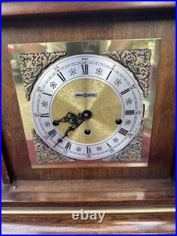 Howard Miller Thomas Tompion Mantel Clock 612-436 Triple Chime Key Wind Tested