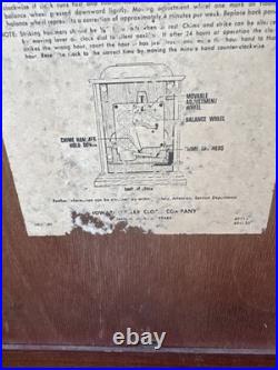 Howard Miller Thomas Tompion Mantel Clock 612-436 Triple Chime Key Wind Tested Howard Miller Thomas Tompion Mantel Clock 612-436 Triple Chime Key Wind Tested