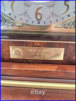 Howard Miller Thomas Tompion Mantel Clock & Key 612-436 WORKING 1050-020 W. Ger