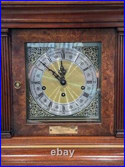 Howard Miller Thomas Tompion mantel clock Mod# 612-436, 5 Jewels, Windsor Cherry