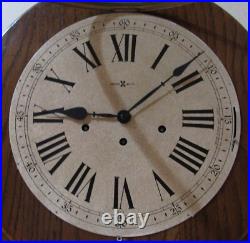 Howard Miller Three Melody Triple Chime Wall Clock Circa 1977, 8-Day Key-wind