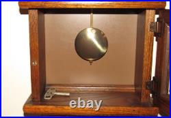 Howard Miller Three Melody Triple Chime Wall Clock Circa 1977, 8-Day Key-wind
