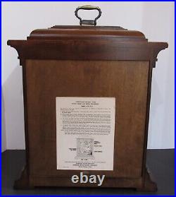 Howard Miller Tompion Triple Chime 3 Melody Bracket Clock 8 Day