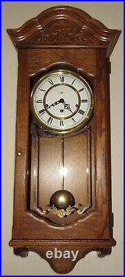 Howard Miller Triple Chime Three Melody Chime Wall Clock 8-Day, Key-wind