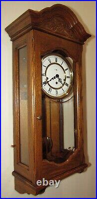 Howard Miller Triple Chime Three Melody Chime Wall Clock 8-Day, Key-wind