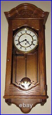 Howard Miller Triple Chime Three Melody Chime Wall Clock 8-Day, Key-wind