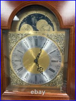 Howard Miller Vintage Grandfather Clock Wood Illuminated Furniture Model#610-739