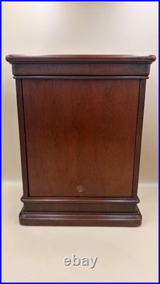 Howard Miller Vintage Westminster Mantel Clock German Movement Glass Case