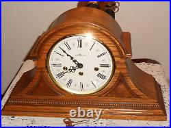 Howard Miller WESTMINSTER CHIME KEY WIND WORTHINGTON 612-102 Mantel Clock! WORKS