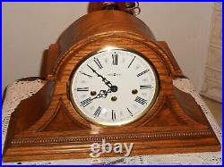 Howard Miller WESTMINSTER CHIME KEY WIND WORTHINGTON 612-102 Mantel Clock! WORKS