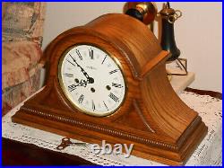 Howard Miller WESTMINSTER CHIME KEY WIND WORTHINGTON 612-102 Mantel Clock! WORKS