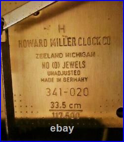 Howard Miller Wall Clock 613-227 Westminster Chimes