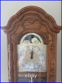Howard Miller Wall Clock 620-184 Golden Oak Dual-Chime ave maria westminster