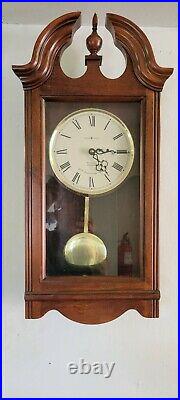 Howard Miller Wall Clock 68th Anniversary Westminster Chimes Runs