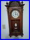 Howard Miller Wall Clock Model 612-462 Westminster Chime 8 Day Key Wind 32.5 T