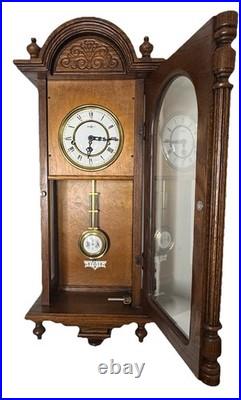 Howard Miller Wall Clock Model 612-462 Westminster Chime Fully Serviced