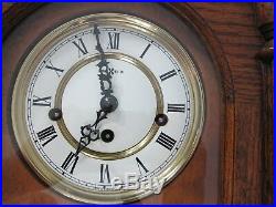 Howard Miller Wall Clock Westminster Chime Franz Hermle Movement Made in Germany