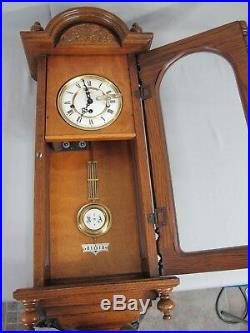 Howard Miller Wall Clock Westminster Chime Franz Hermle Movement Made in Germany