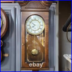 Howard Miller Wall Clock With Westminster Chime 8 Day Key Wind