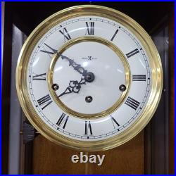Howard Miller Wall Clock With Westminster Chime 8 Day Key Wind