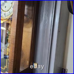Howard Miller Wall Clock With Westminster Chime 8 Day Key Wind