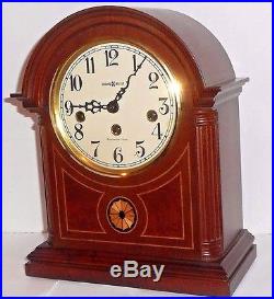 Howard Miller Westminster Chime 8 Day Barrister Clock 613-180 Clean & Working