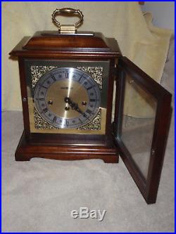 Howard Miller Westminster Chime Mantel Clock Franz Hermle 340-020 Beautiful