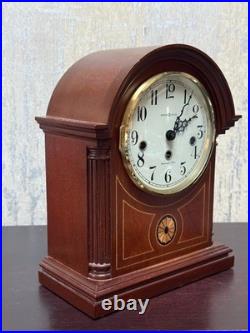 Howard Miller Westminster Chime Mantel Clock Quarter Hour Strike Wind Up Wood