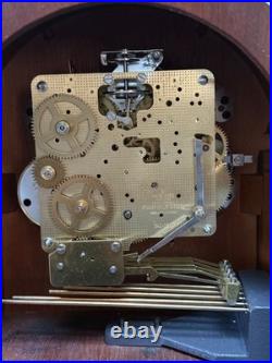Howard Miller Westminster Chime Mantel Clock Quarter Hour Strike Wind Up Wood