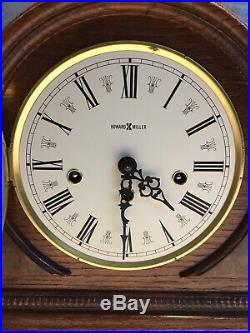 Howard Miller Westminster Chime Mechanical Mantle Clock #613-102 Worthington