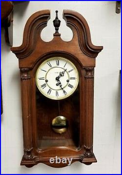 Howard Miller Westminster Chime Wall Clock 613-227 8 Day Key Wind