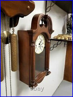 Howard Miller Westminster Chime Wall Clock 613-227 8 Day Key Wind