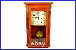 Howard Miller Westminster Chimes Wall Clock Sandringham Oak Case 613-108 WORKING