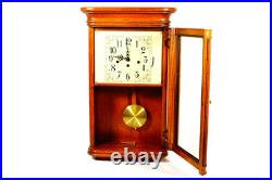 Howard Miller Westminster Chimes Wall Clock Sandringham Oak Case 613-108 WORKING