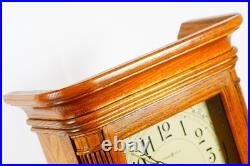 Howard Miller Westminster Chimes Wall Clock Sandringham Oak Case 613-108 WORKING