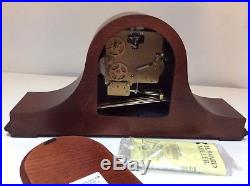Howard Miller Westminster Mantle 8 Day Key Wound Chime Clock With Instructions