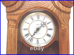 Howard Miller Wood Westminster Chime Wall Clock Model No. 613-328 Tested